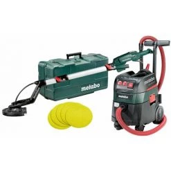 METABO® Metabo Machines Filaires En Set LSV 5-225 Comfort + ASR 35 M ACP Set + 25 Feuilles Abrasives Auto-agrippantes 225 Mm P 120, Coffret - 690940000