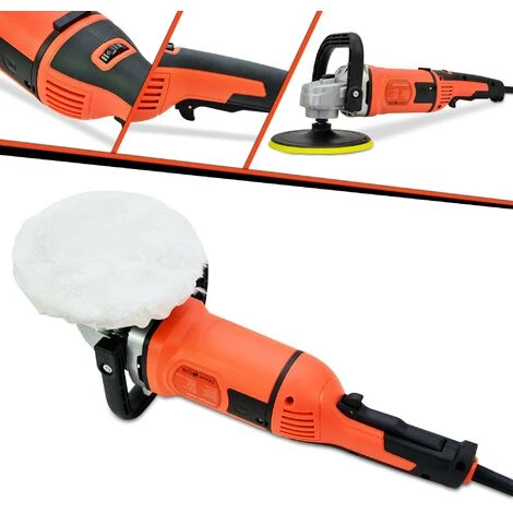 Spark - Polisseuse De Voiture 1400 W, 180 Mm, 300-3000 RPM, 6 Vitesses Réglables 3 Spark - Polisseuse De Voiture 1400 W, 180 Mm, 300-3000 RPM, 6 Vitesses Réglables