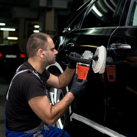 Spark - Polisseuse De Voiture 1400 W, 180 Mm, 300-3000 RPM, 6 Vitesses Réglables 7 Spark - Polisseuse De Voiture 1400 W, 180 Mm, 300-3000 RPM, 6 Vitesses Réglables – Image 5