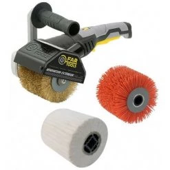 Rénovateur REX120C 1300W, Avec 3 Brosses (laiton, Nylon Abrasif, Coton) FARTOOLS