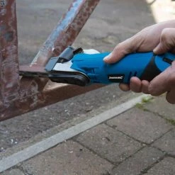 SILVERLINE PONCEUSE, LIME ELECTRIQUE BANDE ETROITE + 10 BANDES ABRASIVES -Ponceuse et polisseuse Soldes 1364703 5