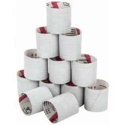 MSW Lot De 12 Bandes Abrasives Ponceuse Satineuse Électrique Grain 60 ; 90x100mm - Argent