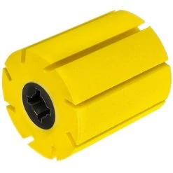 MSW Rouleau Pour Bandes Abrasives - Accessoire Professionnel F Poncage Satinage - Argent, Jaune