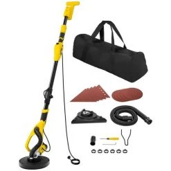 MSW Ponceuse De Mur De Ponçage De Cloison Sèche De Machine De Ponçage De Mur 750W - Argent