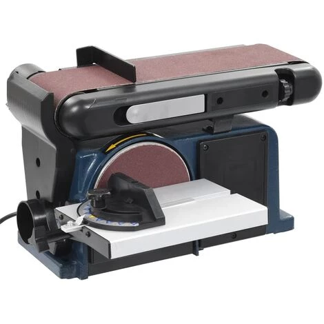 VidaXL Ponceuse à Disque Et à Bande électrique 370 W 150 Mm 4 VidaXL Ponceuse à Disque Et à Bande électrique 370 W 150 Mm – Image 2