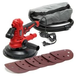 WILTEC Meuleuse Angulaire Avec Fonction Sous Vide Auto-aspirante 900 Watts Polissage Outil Pour Plaquiste