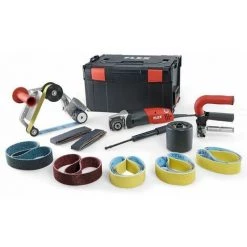 Flex BSE 14-3 INOX Set Satineuse Et Ponceuse à Bande Pour Tubes TRINOXFLEX En Set
