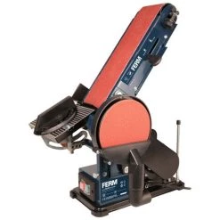 FERM BGM1022 Ponceuse à Bande Stationnaire 350W -Ponceuse et polisseuse Soldes 16294271 5