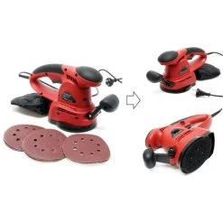 BIGB Ponceuse Orbitale 125mm Toutes Surfaces 430 W + Sac à Poussiere