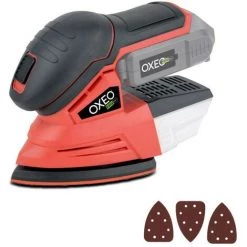 OXEO Ponceuse Triangulaire Sans Fil 18V Easy Full - Sans Batterie