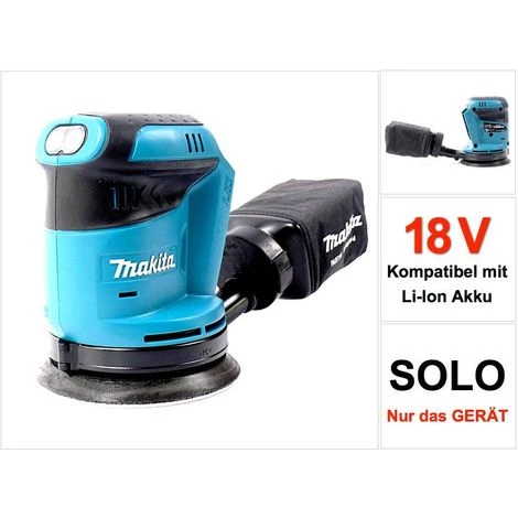 Makita BBO 180 Z 18V Ponceuse Excentrique Sans Fil - Sans Batterie, Sans Chargeur 3 Makita BBO 180 Z 18V Ponceuse Excentrique Sans Fil - Sans Batterie, Sans Chargeur