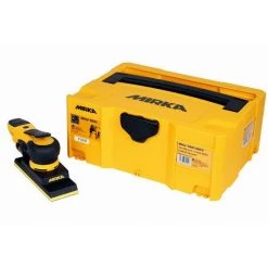 MIRKA ABRASIFS Ponceuse à Plateau Rectangulaire 200V 383CV Deos MIRKA - 70 X 198 Mm - En Coffret De Transport - MID3830201CA