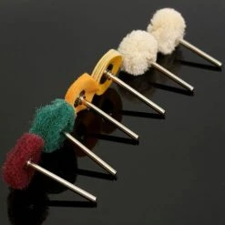 MOHOO 6pc Polisseuse Tampon Roue Polissage Pon?age 25mm Pr Rotatif Foret -Ponceuse et polisseuse Soldes 19709069 2