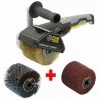 FARTOOLS Pack 615127 : Rénovateur REX120C + Brosse Nylon Et Lanieres - Spécial Bois, Métal Et Pierre - Surfaces Planes Ou Com… -Ponceuse et polisseuse Soldes 19711058 1