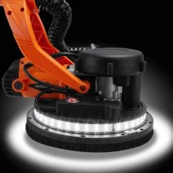 MONZANA Ponceuse Girafe électrique 750W Mural Polisseuse Meuleuse Tuyau Sac 80 Lampe LED -Ponceuse et polisseuse Soldes 19975764 4