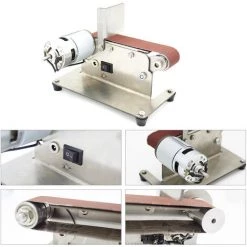 ASUPERMALL Horizontale Ponceuse Mini Electrique Bande Abrasive Sander Multifonctions Grinder Bricolage Polissage Machine De Meulage, 775 Motor -Ponceuse et polisseuse Soldes 20277877 3