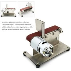 ASUPERMALL Horizontale Ponceuse Mini Electrique Bande Abrasive Sander Multifonctions Grinder Bricolage Polissage Machine De Meulage, 775 Motor -Ponceuse et polisseuse Soldes 20277877 5