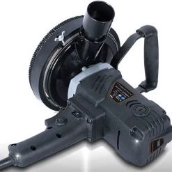 ECOMSOF Ponceuse à Béton Fraiseuse Meuleuse Rabot 1500 W 140 Mm 1000-2000 Tr/min -Ponceuse et polisseuse Soldes 20280629 3