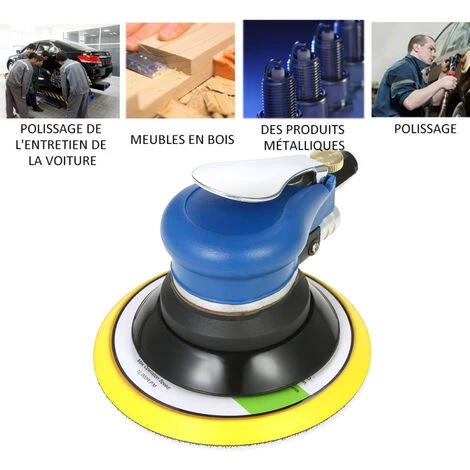 ASUPERMALL 6 Pouces 10000Rpm Double Action Pneumatique Air Sander Voiture Peinture Soins Outil Polisseuse Electrique Travail Du Bois Grinder Polisseuse 6 ASUPERMALL 6 Pouces 10000Rpm Double Action Pneumatique Air Sander Voiture Peinture Soins Outil Polisseuse Electrique Travail Du Bois Grinder Polisseuse – Image 4