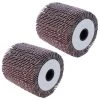 PEUGEOT PSP 2 Brosses Pour Rénovateur à Lamelles Abrasives Grain 80 D. 120 Mm L. 100 Mm - Ponçage De Finition -Ponceuse et polisseuse Soldes 20977649 1