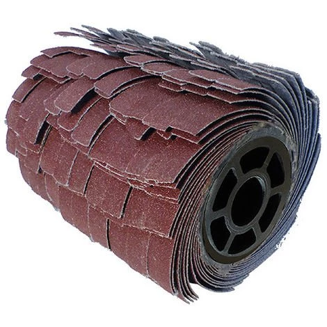 PEUGEOT PSP Brosse Pour Rénovateur à Lanières Abrasives Grain 80 D. 80 Mm L. 100 Mm - Ponçage Courbe 3 PEUGEOT PSP Brosse Pour Rénovateur à Lanières Abrasives Grain 80 D. 80 Mm L. 100 Mm - Ponçage Courbe