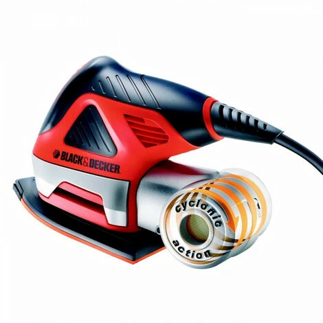 BLACK + DECKER BLACK & DECKER Ponceuse Excentrique 125mm 480W 4 BLACK + DECKER BLACK & DECKER Ponceuse Excentrique 125mm 480W – Image 2