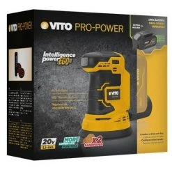 VITO PRO-POWER Ponceuse Excentrique Orbitale 125mm Sans Fil 20V Lithium Ion VITO EGO LI Sans Batterie Ni Chargeur -Ponceuse et polisseuse Soldes 22773706 4
