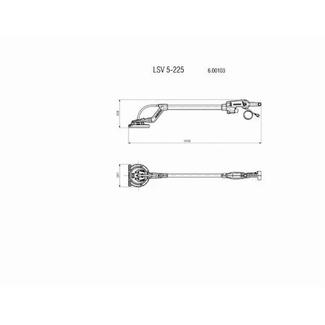 Ponceuse à Bras LSV 5-225 METABO - 600103000 4 Ponceuse à Bras LSV 5-225 METABO - 600103000 – Image 2