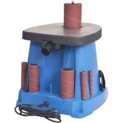 Topdeal Ponceuse à Axe Oscillant 450 W Bleu -Ponceuse et polisseuse Soldes 22966258 4