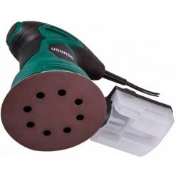 VONROC Ponceuse Orbitale Excentrique 300W – Ø 125mm - Boîte à Poussière Et 12 Feuilles Abrasives Inclus -Ponceuse et polisseuse Soldes 23345341 4