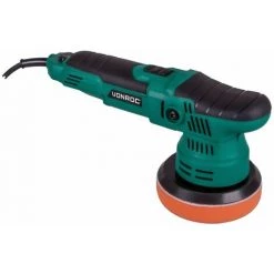 VONROC Polisseuse Excentrique 650W – 125mm. 1 Disque De Polissage Et Plateau De Support Inclus