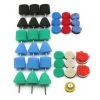 ASUPERMALL Mini Kit De Tampons De Polissage En éponge Pour L'Entretien De La Voiture, Ensemble De Machines à Polir Pour Automobiles, 36 Pcs - 36 Pcs -Ponceuse et polisseuse Soldes 23637459 1
