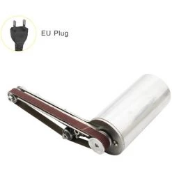 ASUPERMALL 24V 90W Mini Handheld Electrique Polisseuse En Acier Inoxydable Polisseuse Ponceuse Avec 10Pcs Sander Ceintures De Plastique En Aluminium Fer Acier Polissage