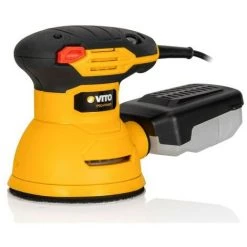 VITO PRO-POWER Ponceuse Excentrique Orbitale 125mm 230V-300W VitoPropower Bois Métal PVC Récupérateur Poussières