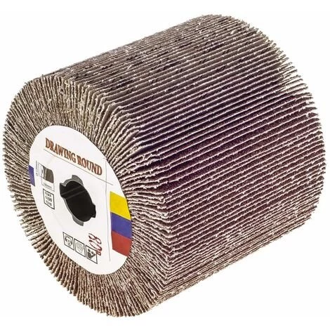 MSW Rouleau Abrasif À Lamelles Pour Satise - 19 Mm - Grain 80 - 107 X 111 Mm - Bleu 3 MSW Rouleau Abrasif À Lamelles Pour Satise - 19 Mm - Grain 80 - 107 X 111 Mm - Bleu