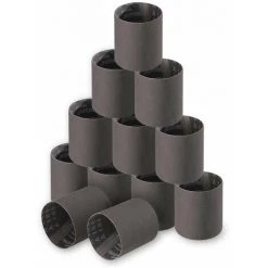 MSW 12Pcs Ponçage Bande Abrasives Ponceuse Polissage Papier De Verre Mix 180 Grit - Argent