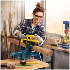 MSW Ponceuse À Bande Ponceuse À Courroie Professionnelle Électrique 75x533mm 900w - Bois Naturel -Ponceuse et polisseuse Soldes 24394514 4