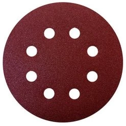 FARTOOLS Disque Abrasifs Auto-agrippants D. 125 Mm Grain 80 - Lot De 6