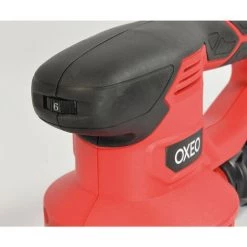 OXEO Ponceuse Excentrique 450w Ponceuse Orbitale à Vitesse Variable - Fournie 6 Disques Abrasifs 125mm - 6 Vitesses D'oscillation -Ponceuse et polisseuse Soldes 24995005 5