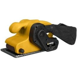 VITO PRO-POWER Ponceuse à Bande 900W VITOPOWER Vitesse 2500 Tr/mn 75 X 533 Mm + Sac De Récupération