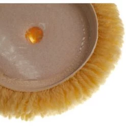 Vhbw Bonnette De Lustrage Compatible Avec Polisseuse Avec Assiette De 12,7cm (5 Pouces) - Fixation Hook & Loop, Jaune, Coton / Plastique -Ponceuse et polisseuse Soldes 25195450 3