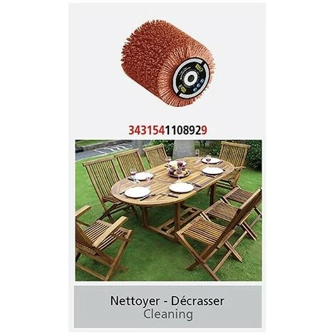 FARTOOLS Brosse Nylon Fil Enrobe Abrasif - 80 X 100MM 4 FARTOOLS Brosse Nylon Fil Enrobe Abrasif - 80 X 100MM – Image 2