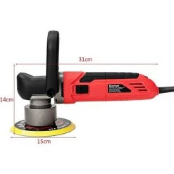 COSTWAY 800W Machine à Polir,Polissage, 6 Vitesse Variable Avec 150mm Polissage De Tampon 4 Patins Pour Polir, Poncer,Cirer,Coffet De Polissage -Ponceuse et polisseuse Soldes 26233649 5