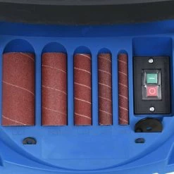 ASUPERMALL Ponceuse A Bande Et A Axe Oscillant 450 W Bleu -Ponceuse et polisseuse Soldes 26482389 5