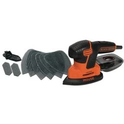 BLACK & DECKER Ponceuse De Détail Black + Decker ‘KA2500K-QS’ 120W 9 BLACK & DECKER Ponceuse De Détail Black + Decker ‘KA2500K-QS’ 120W -Ponceuse et polisseuse Soldes 26979839 3