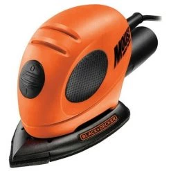 Pack 2 Outils Black & Decker Perceuse à Percussion 18V + Ponceuse Mouse + Abrasifs+ Sac De Transport BDK200AS1S -Ponceuse et polisseuse Soldes 27151940 3