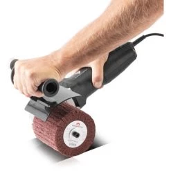 STAHLWERK Machine à Satiner SM-800 ST Satineuse Touret à Polir Machine De Doucissage Rectifieuse à Rouleau Avec 800 W, Pour Tailler, Polir, ébavurer Et Nettoyer Surfaces 10 STAHLWERK Machine à Satiner SM-800 ST Satineuse Touret à Polir Machine De Doucissage Rectifieuse à Rouleau Avec 800 W, Pour Tailler, Polir, ébavurer Et Nettoyer Surfaces -Ponceuse et polisseuse Soldes 27224941 4