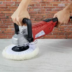 AREBOS Polisseuse De Voiture Électrique Lustreuse Machine à Polir | 2100 W - Rouge