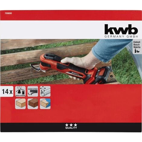 Kwb 709890 Ponceuse-polisseuse 14 Pièces 5 Kwb 709890 Ponceuse-polisseuse 14 Pièces – Image 3