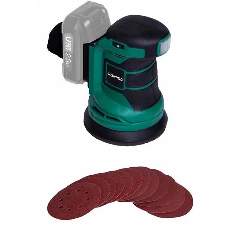 VONROC Ponceuse Excentrique Sans Fil 20V - Ø125mm – Sans Batterie Ni Chargeur - Connexion D’aspirateur Et Sac D’aspirateur Inclus 3 VONROC Ponceuse Excentrique Sans Fil 20V - Ø125mm – Sans Batterie Ni Chargeur - Connexion D’aspirateur Et Sac D’aspirateur Inclus